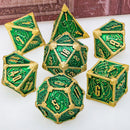 Metal DND Dice Set – For Dungeons &amp; Dragons and Tabletop RPGs