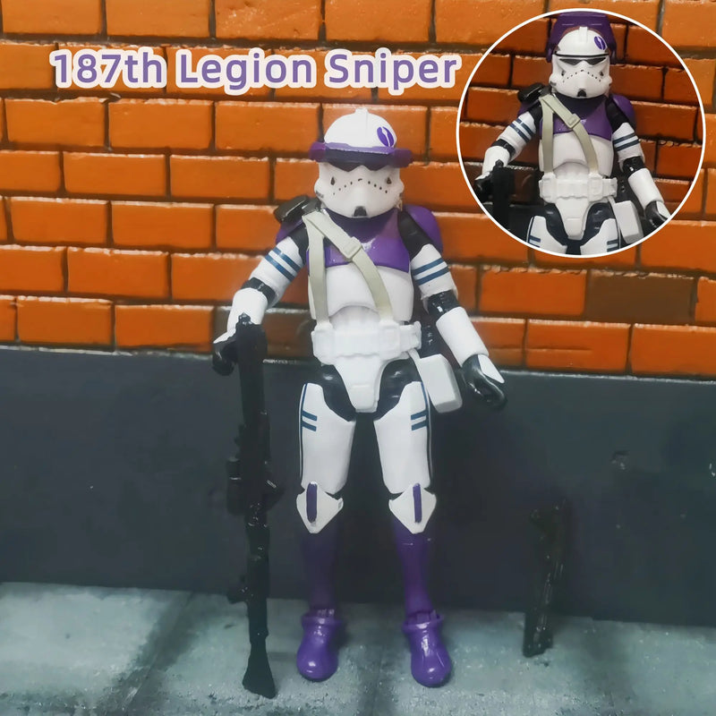 Star Wars Clone Trooper – 501st & 187th Legion (3.75" 1/18 Scale Action Figure, Loose)