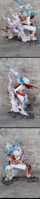 Luffy Gear 5 “Sun God Nika” Figure – 28cm | One Piece Thunderbolt GK Model