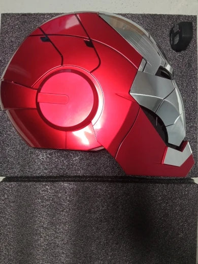 Iron Man MK5 Helmet – 1:1 Electric Voice-Activated Wearable Mask with LED & Remote Control