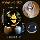 ✨ Pokémon 3D Crystal Ball LED Night Light – Multi-Color Gradient Base