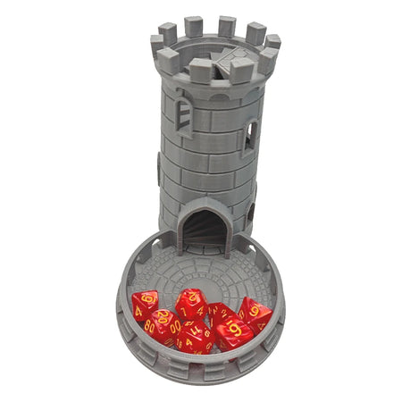 🏰 DND Medieval Dice Tower – Castle Roller Accessory for Tabletop RPGs