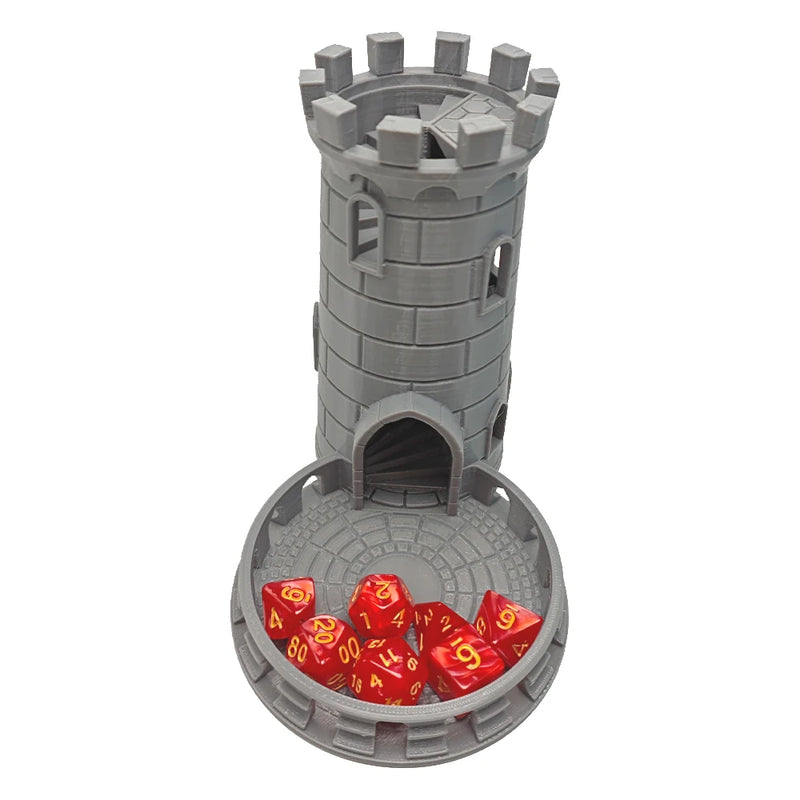🏰 DND Medieval Dice Tower – Castle Roller Accessory for Tabletop RPGs