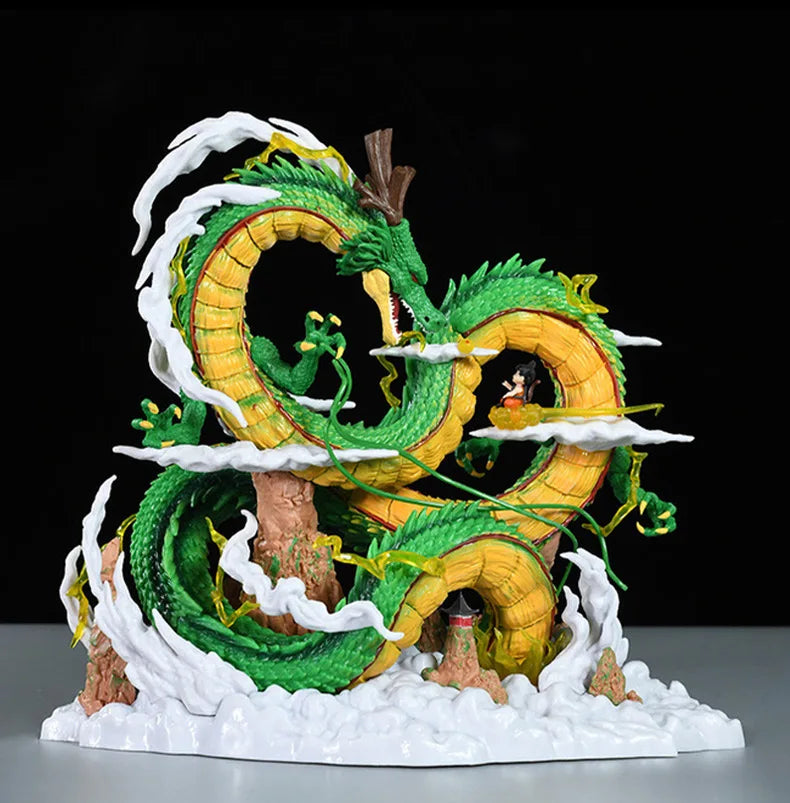 🔥 24cm Dragon Ball Goku & Sheilong Anime Figure – Collector’s PVC Model Statuee