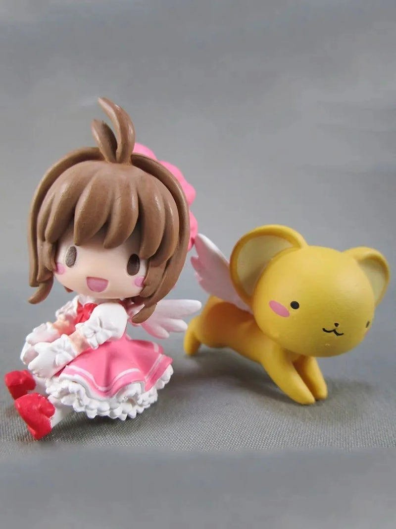 Cardcaptor Sakura Gacha Cable Doll – Kinomoto Sakura & Li Syaoran Mini Action Figure Toy Capsule Gift
