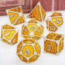 Metal DND Dice Set – For Dungeons &amp; Dragons and Tabletop RPGs