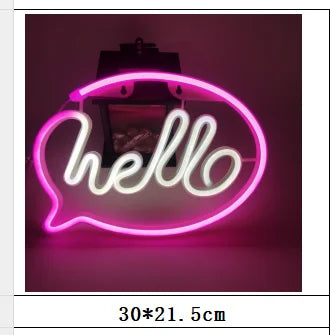 LED Neon Sign – USB/Battery Powered Wall Light for Bedroom, Bar, Game Room
