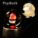 ✨ Pokémon 3D Crystal Ball LED Night Light – Multi-Color Gradient Base