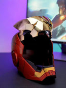 Iron Man MK5 Helmet – 1:1 Voice Control Avengers War Machine Cosplay with LED Light