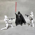Marvel 10cm White Soldier & Black Knight – Star Wars Model Storm Action Figure with Movable Joints & Laser Sword