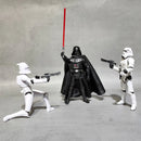 Marvel 10cm White Soldier & Black Knight – Star Wars Model Storm Action Figure with Movable Joints & Laser Sword