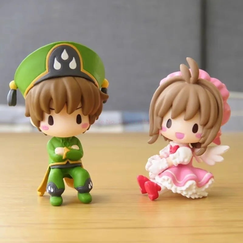 Cardcaptor Sakura Gacha Cable Doll – Kinomoto Sakura & Li Syaoran Mini Action Figure Toy Capsule Gift