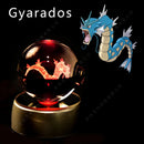✨ Pokémon 3D Crystal Ball LED Night Light – Multi-Color Gradient Base