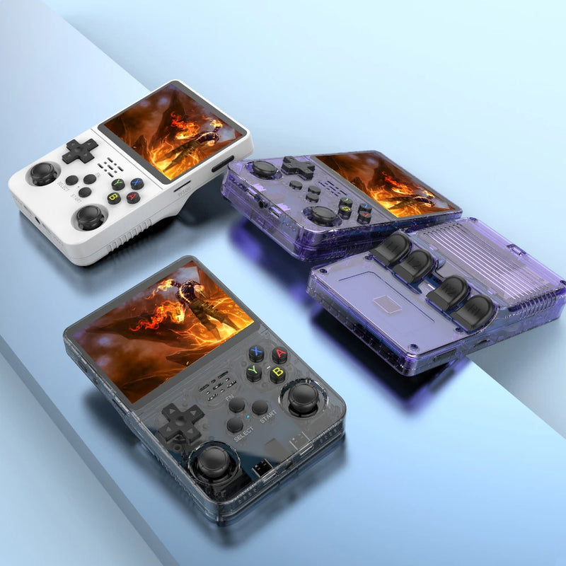 Open Source R36S Retro Handheld Game Console: Linux System, 3.5'' IPS Screen, 64GB Games