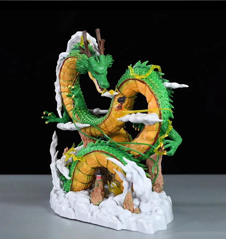 🔥 24cm Dragon Ball Goku & Sheilong Anime Figure – Collector’s PVC Model Statuee