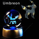 ✨ Pokémon 3D Crystal Ball LED Night Light – Multi-Color Gradient Base
