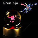 ✨ Pokémon 3D Crystal Ball LED Night Light – Multi-Color Gradient Base