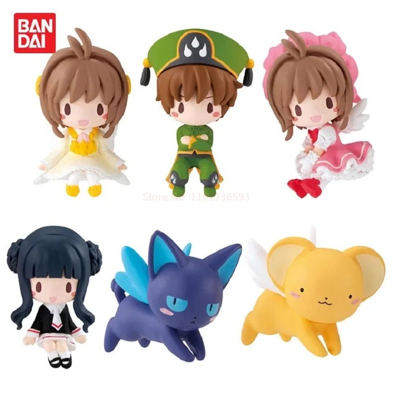 Cardcaptor Sakura Gacha Cable Doll – Kinomoto Sakura & Li Syaoran Mini Action Figure Toy Capsule Gift