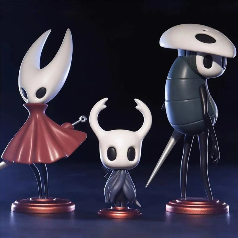 🦋 Hollow Knight Three Swordsmen Figures – PVC Battle Edition (11–24cm)