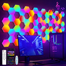 RGB Hexagon Smart Wall Light – DIY Panels with Music Sync & App Control