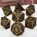 Metal DND Dice Set – For Dungeons &amp; Dragons and Tabletop RPGs