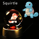 ✨ Pokémon 3D Crystal Ball LED Night Light – Multi-Color Gradient Base