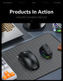 Attack Shark X11 PAW3311 White Bluetooth Mouse, Triple Mode Connectivity, Touch Magnetic Charging Dock, Ultra-Light Gaming Mouse